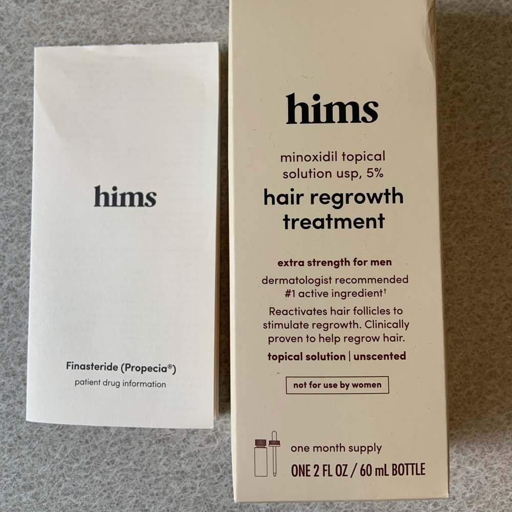 Hims: hair regrowth extra strength treatment for men.